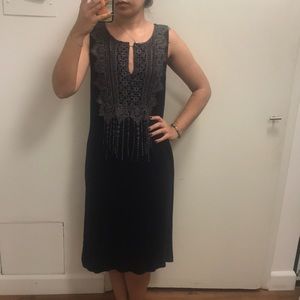 Navy Tahari dress